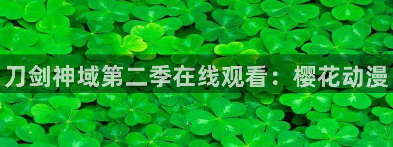 同人动漫天堂：刀剑神域第二季在线观看：樱花动漫